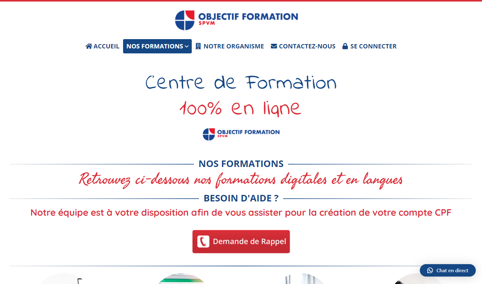 Nos Formations | Objectif Formations
